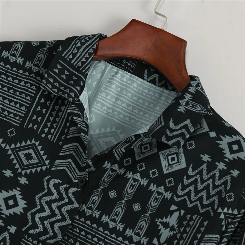 KLV, Мужская модная рубашка с длинным рукавом, красивая рубашка с принтом, повседневная, для отдыха, для улицы, топ, винтажные рубашки, удобная рубашка