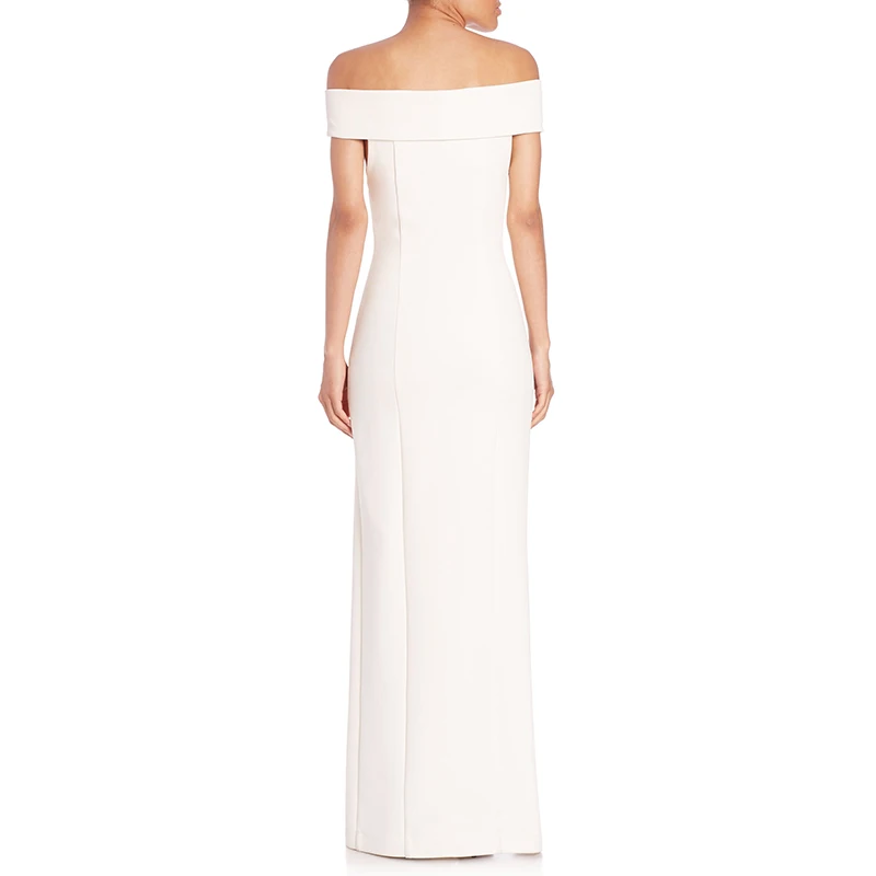 INDRESSME красивые женские вечерние бандажные платья, сексуальные платья с открытыми плечами и вырезом лодочкой, с открытой спиной, с разрезом в пол,, осенние женские платья