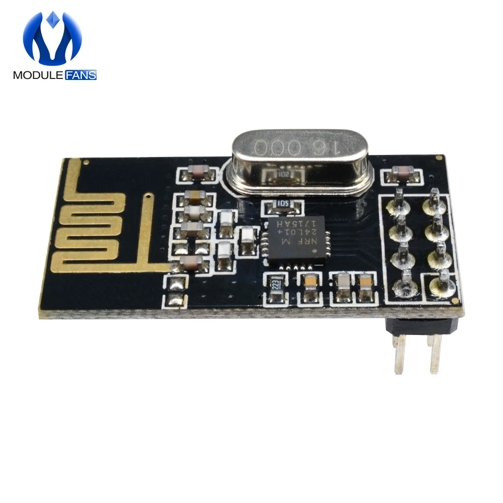 5 шт. NRF24L01+ 2,4 ГГц антенна беспроводной приемопередатчик модуль плата для Arduino микроконтроллер антенна беспроводной модуль приемопередатчик