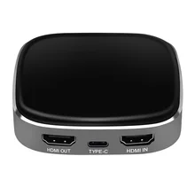 4K 60fps Тип C видеозахвата для захвата игры видео HDMI устройство захвата поток Live для Xbox PS4 переключатель DSLR видеокамеры