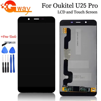 

5.5 inch For Oukitel U25 Pro LCD Display+Touch Screen Digitizer Assembly For Oukitel U25Pro LCD Glass Panel Replacement+Tools