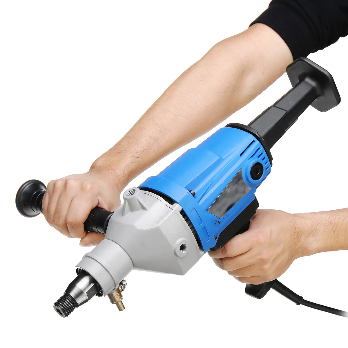 Newest 1900W 118mm Diamond Core Drill 220V Wet Handheld Concrete Core Drilling Machine with Water Pump Accessories Power Tools electric 220v concrete epoxy cement mortar trowel masons plastering bucket trowel tool wall smoothing polishing machine