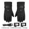 3 Levels Temperature Heated Motorcycle Gloves 3.7V Rechargeable Touch Screen Electric Heating Glove Skiing Warmer Gants Moto ► Photo 1/6