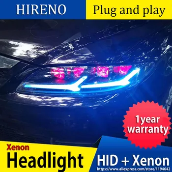 

Car Styling for Mazda 6 Headlights 2003-2015 Mazda6 LED Headlight Mustan Design DRL Bi Xenon Lens High Low Beam Parking