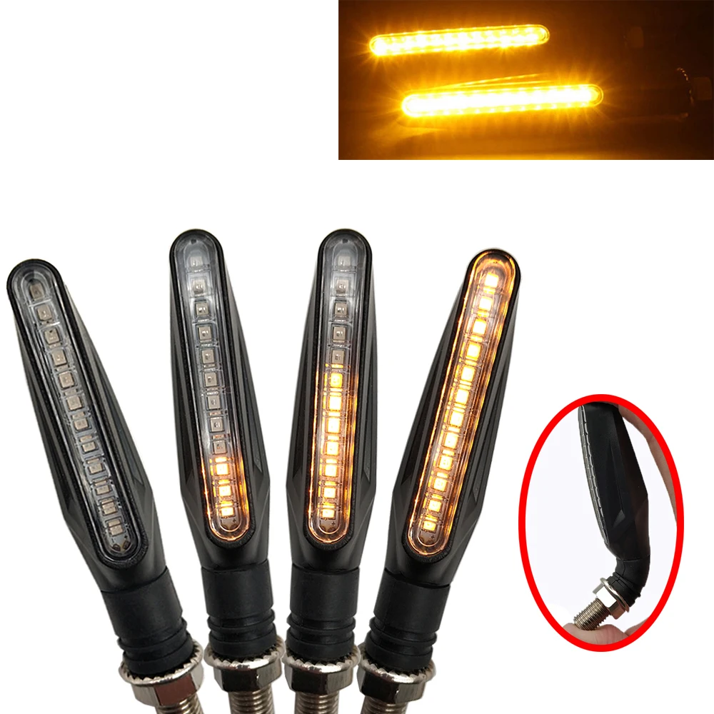 For Yamaha YBR 125 YZF R15 XT660 TMAX 500 530 XP YZ85 LED Motorcycle Turn Signal Lights Flashing Lamp Accessories |