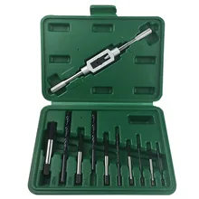 New machine repair tool 11 piece set 3MM-10MM broken head screw extractor high hardness drill set  woodworking tools