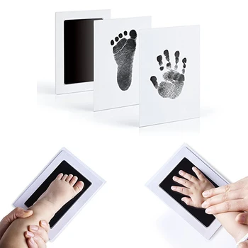 

Quality High Baby Non-toxic Handprint Footprint Imprint Kit Baby Souvenirs Casting Newborn Hand Ink Pad Toddle Birthday Gifts