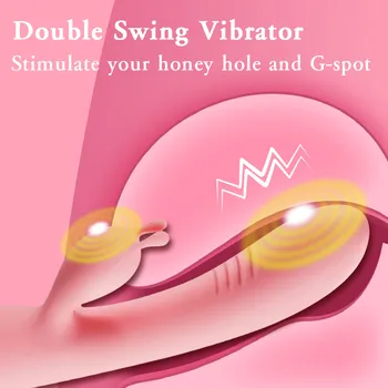 G Spot Rabbit Vibrator Double stimulation, Dildo Vibrator for women Clitoris Stimulator, Sex Toys for Women Adult Sex Products 5