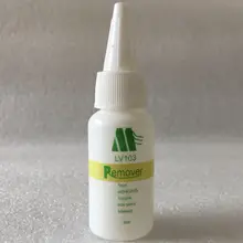 1 бутылка 1 унций 30 мл LV-103 для удаления клейкой ленты клея тупея кусок волос Макияж