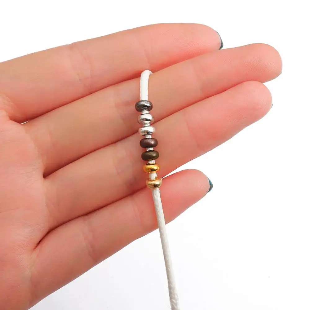 Assorted Sizes Plated Alloy Crimp Bead Covers - 100pcs Jewelry Making Accessories