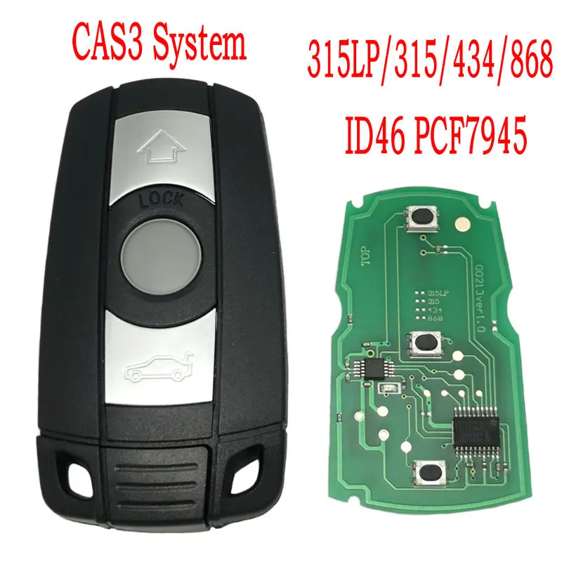 Автомобильный Дистанционный ключ Datong World для BMW система CAS3 1 3 5 серии X5 X6 Z4 ID46 PCF7945Chip