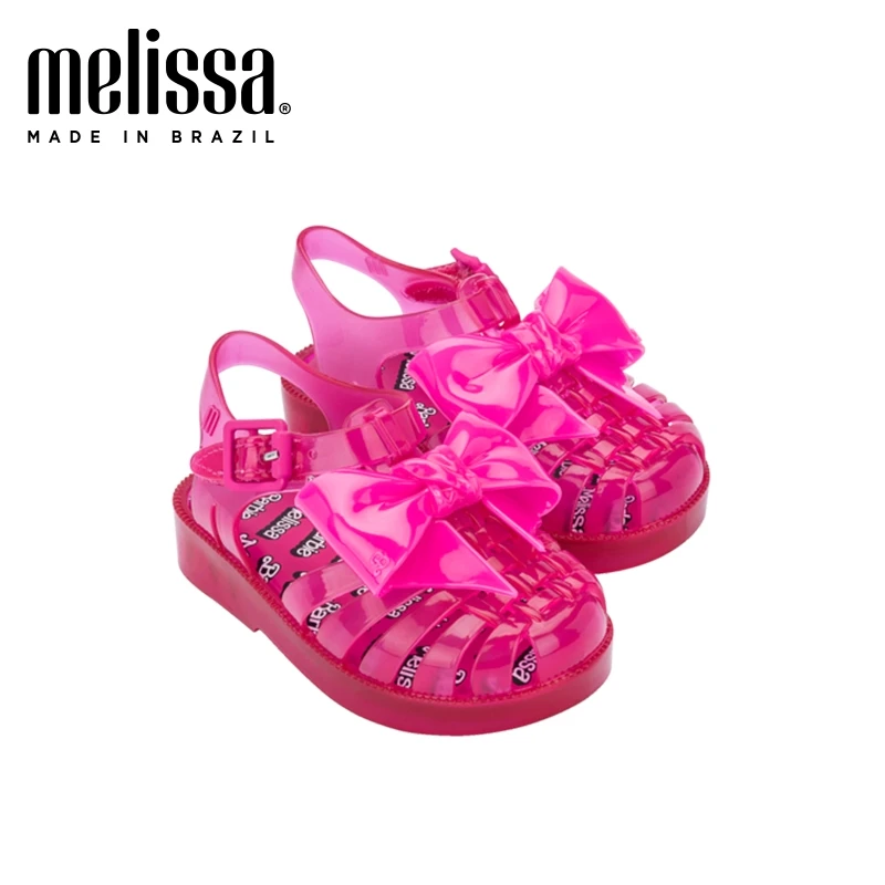 2021 New Mini Melissa Baby Jelly Rome Sandals Girls Boy Cute Transparent Children's Shoes Toddler Melissa Sandals bata children's sandals