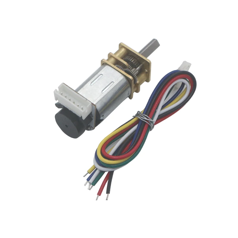 Compact Low-Speed Miniature DC Gear Motor with Encoder