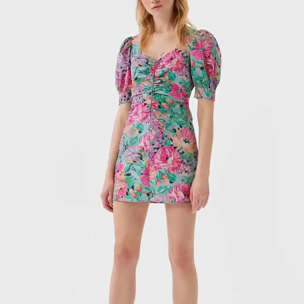 Multicolor short dress Clearance