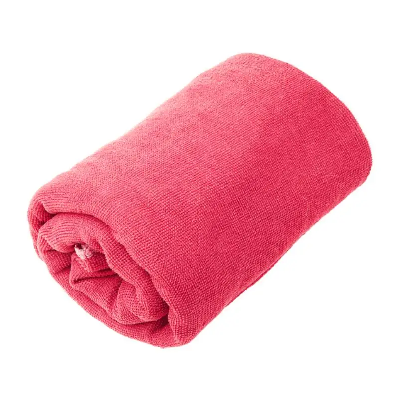Pink Mayitr, 1 шт., одноцветное быстросохнущее Впитывающее банное полотенце, Большое банное полотенце из микрофибры, мягкое пляжное банное полотенце для тренажерного зала, полотенце для душа 70*140 см - Цвет: Pink