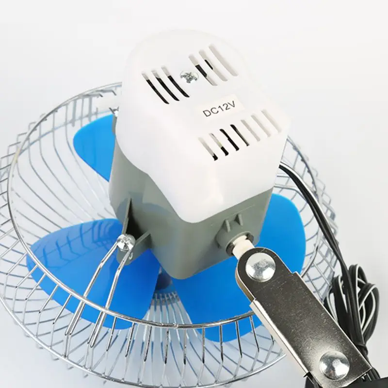 8 ''12 V/24 v портативный автомобильный вентилятор, колеблющийся Автомобильный Вентилятор охлаждения