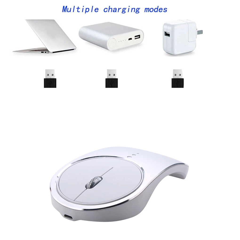 Wireless Office Mouse Ergonomic 2.4GHz Cordless Aluminum Alloy Game Mice PC Desktop Laptop Windows Computer Mouse