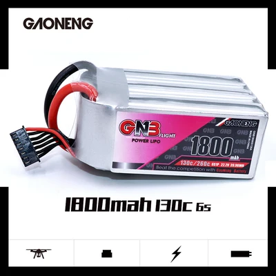 Литий-полимерный аккумулятор GAONENG GNB 1800 мАч 22 2 в 6S 130C высокоскоростная батарея для