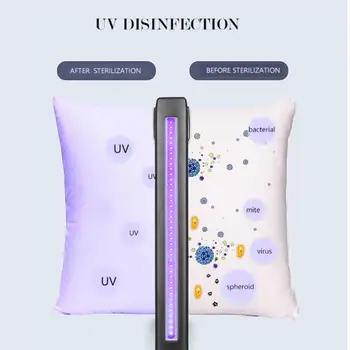 

LED UV Germicidal Lamp Portable Ultraviolet Disinfection Lamp for home office UVC lamp Stick Sterilize Kill Mite light