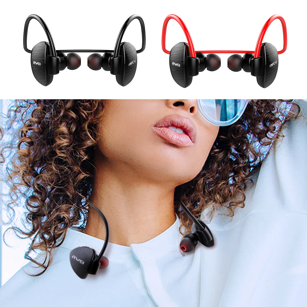 Sport Bluetooth 4.2 Stereo Earpiece Waterproof NFC Neckband Headset
