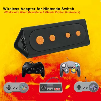

2020 GC Adapter For switch GC Handle Wireless Bluetooth Converter Gamepad Controller Converter Game Accessories