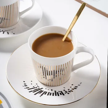 

Dynamic Reflection Mirror Cup Creative Ceramics Modern Design Juego De Tazas De Cafe Coffee Cup Turkish Coffee Cups