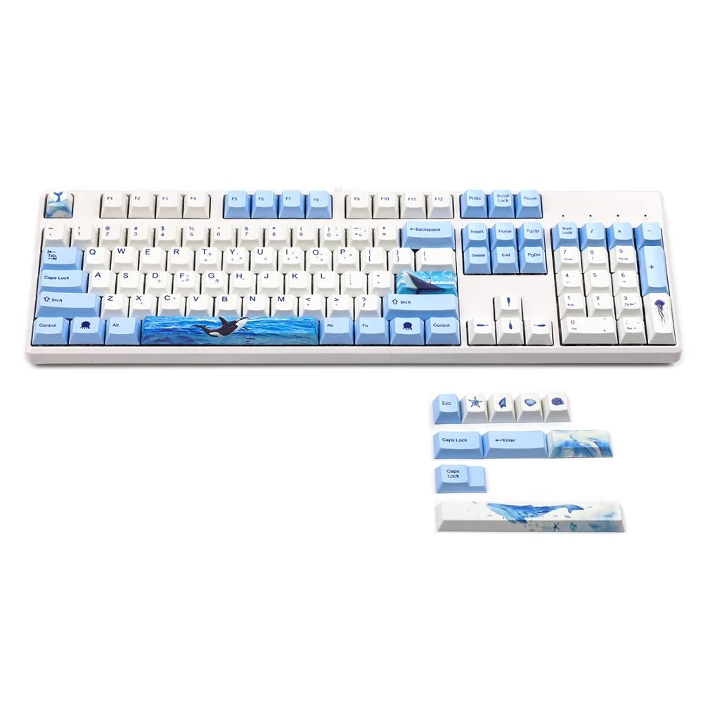 Ymdk Cherry Profile 108 Five Sides Dye Sublimation Pbt Keycap For