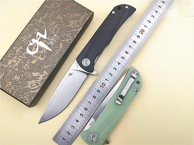 CH CH3001 складной карманный нож D2 лезвие шариковый подшипник Flipper ножи G10 рукоятка