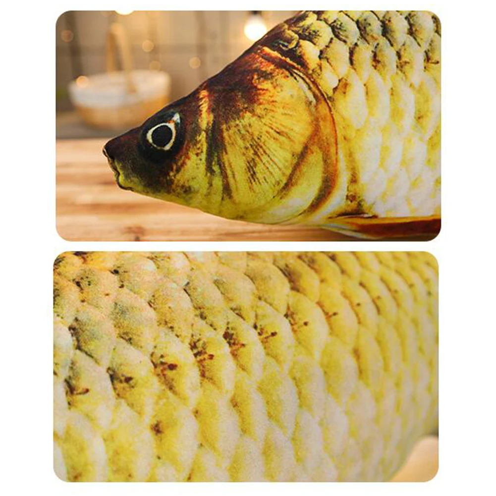 Моделирование карась Карп Cyprinus рыба плюшевая кукла игрушка диван стул Декор
