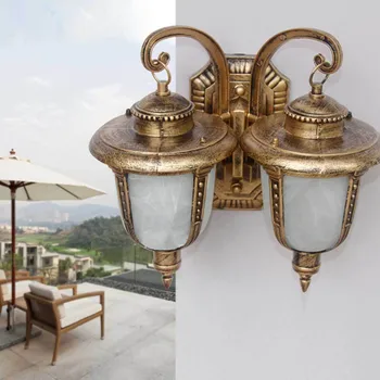 

Antique Vintage Bronze Outdoor Exterior Lantern Ceiling Pendan Light Sconce Garden Light Exterior Wall Lantern Exterior Lamp