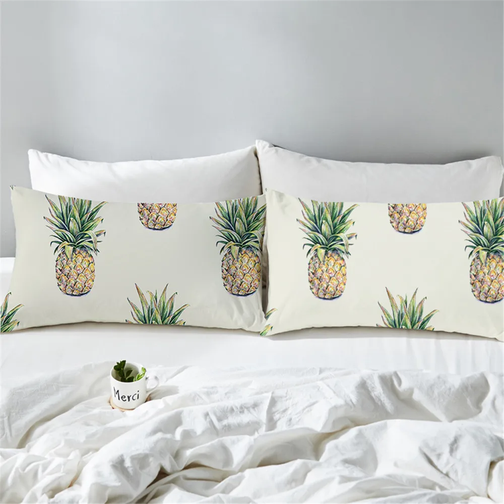 

50X70CM Geometric Nordic Cushion Cover Tropic Pineapple Throw Pillow Cover Polyester Cushion Case Sofa Bed Decorative Pillow