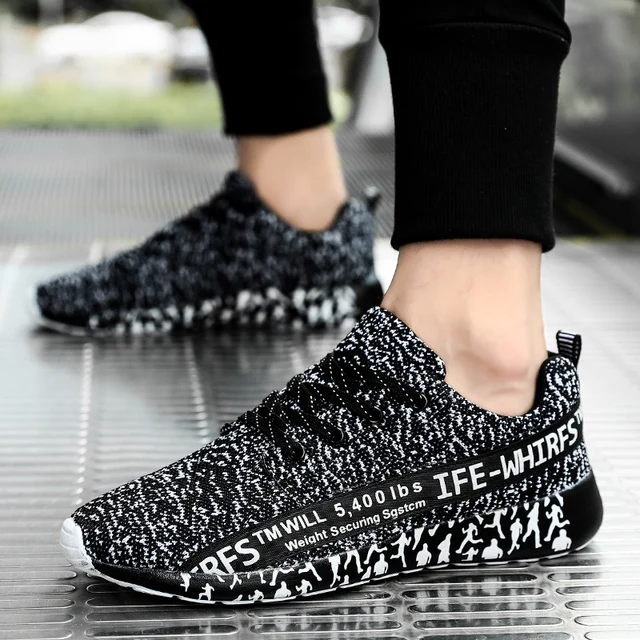 US $12.75 Shoes Men Sport Shoes Lightweight Running Shoes For Women Breathable Mesh Unisex Sneakers High Qual