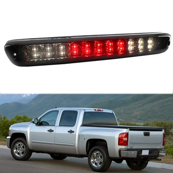 

LED Cargo Cab 3RD Brake Tail Light Brake Running Turn Signal Lamp For 04-12 Chevy Colorado GMC Canyon Smoke Len