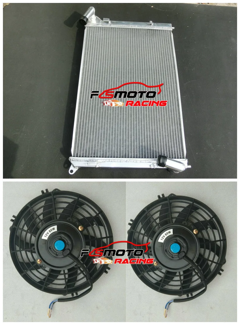 For Bmw Mini Cooper S 1 6 Turbo R50 R52 R53 Manual Mt All Aluminum Universal Radiator Fan Radiators Parts Aliexpress