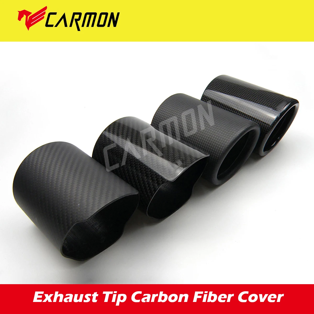 

1PC Car Universal Carbon Fiber Exhaust Tip Cover Exhaust Muffler Pipe Tip case Exhaust Tip carbon fiber housing