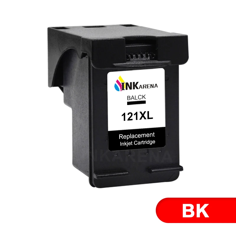 121XL-BK INKARENA 121 XL Замена чернильного картриджа для hp 121 Совместимость для hp 121 Deskjet F2483 F2423 F4213 F4283 F4583 принтер - Цвет: 121XL-BK
