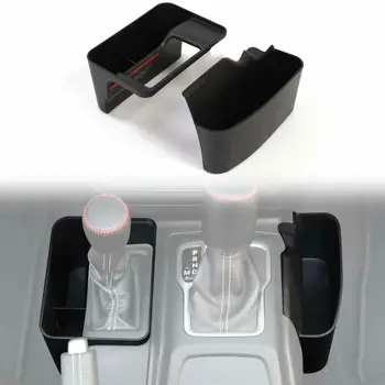

Gear Shift Side Storage Box Phone Card Holder for J eep Wrangler JL Gladiator JT C63D