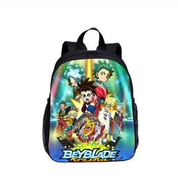 

Fashion Cartoon School Bag Boys Shoulder Bag Fashion Beyblade Burst School Backpack Baby Children Travel Package 6-10 Years Kids