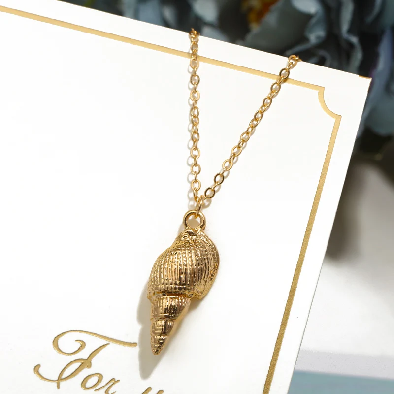 Женское многослойное ожерелье золотого и серебряного цвета, ожерелье-чокер с подвеской и подвеской, модель года, женское модное ожерелье в морском стиле, ювелирное изделие - Окраска металла: XL1479
