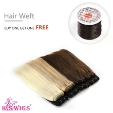 Special Price K.S WIGS 110g/pc Straight Remy Hair Weave Bundles Double Drawn Natural Human Hair Weft 12'' 14'' 16 Special Price K.S WIGS 110g/pc Straight Remy Hair Weave Bundles Double Drawn Natural Human Hair Weft 12'' 14'' 16
