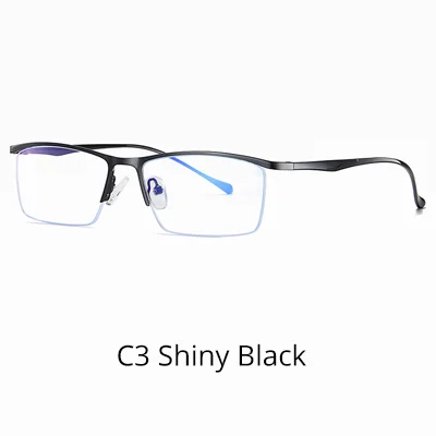 C3 Shiny Black Ralferty Для мужчин синий светильник, мужские солнцезащитные очки для анти-блики Для мужчин s оправа для очков, очки для глаз для Для мужчин D5910 - Цвет оправы: C3 Shiny Black