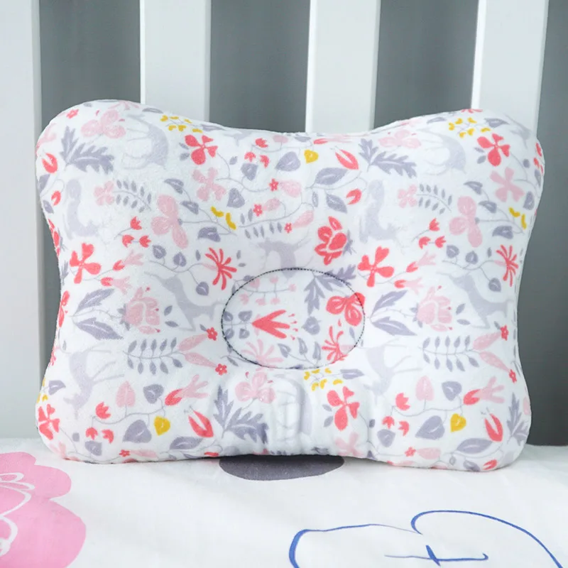 Floral Shujin детская подушка для защиты головы, подушка для новорожденных, коврик для сна с животным принтом, хлопковая детская подушка, позиционер для сна - Цвет: Floral