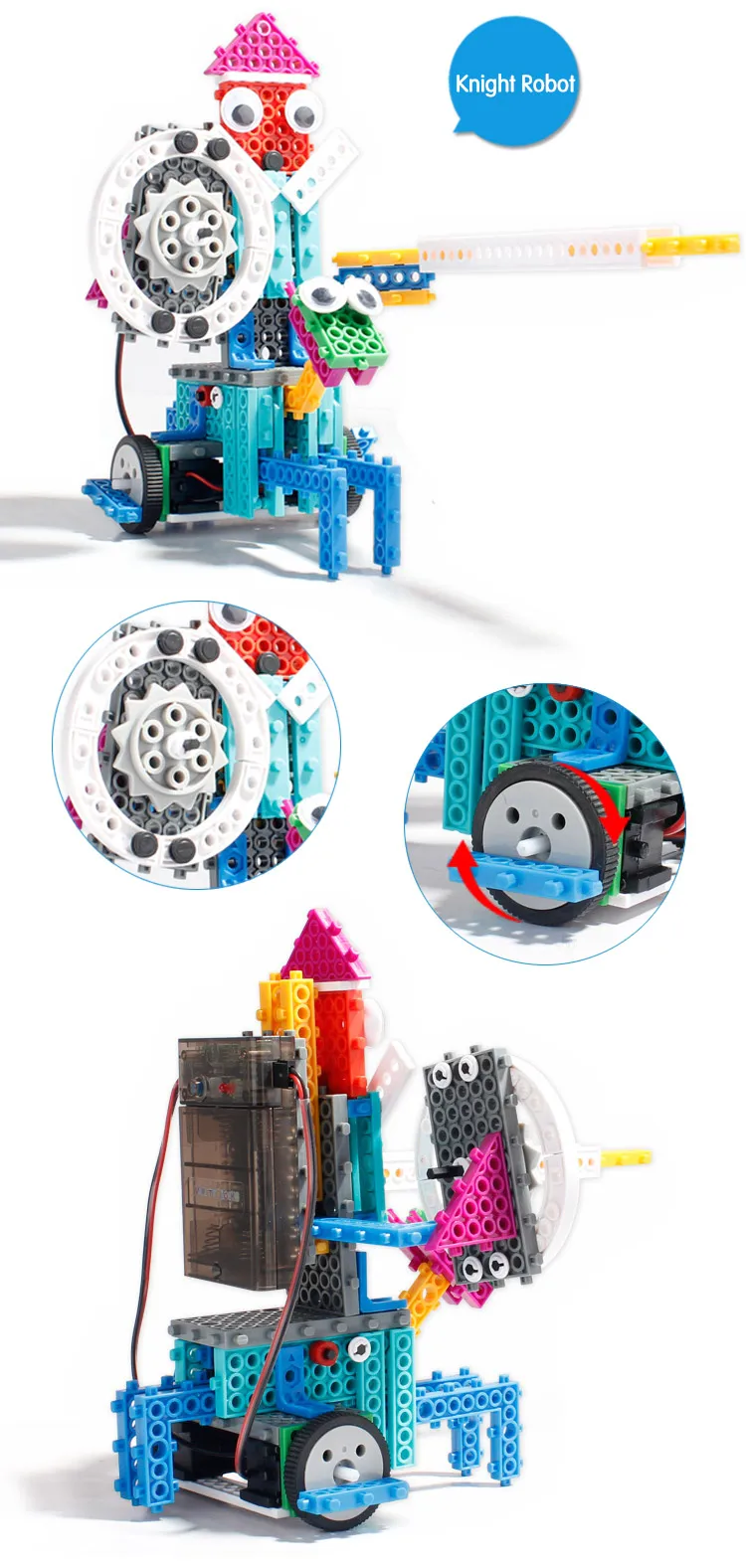 remote control building blocks tank kids toys educational