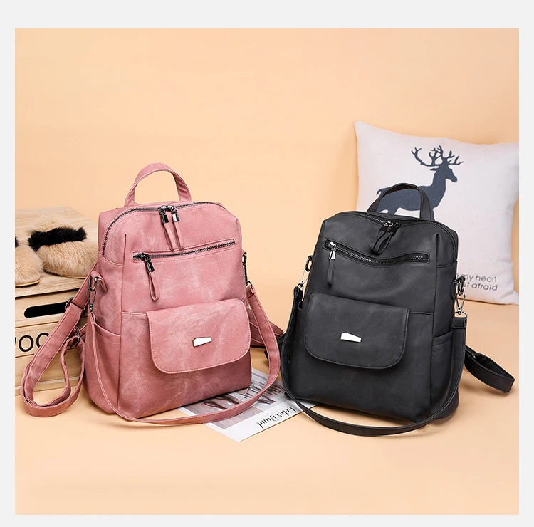Кожаный рюкзак, женская сумка на плечо, винтажный рюкзак для путешествий, рюкзаки для школы, подростков, девочек, рюкзак для женщин, Mochila Feminina