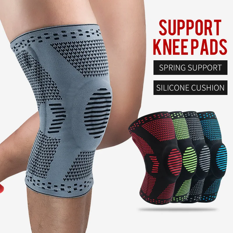 

SKDK An-Slip Spring Basketball Knee Pad Running Volleyball Tennis Knee Patella Protector Joint Support Knee Brace Sports Kneepad