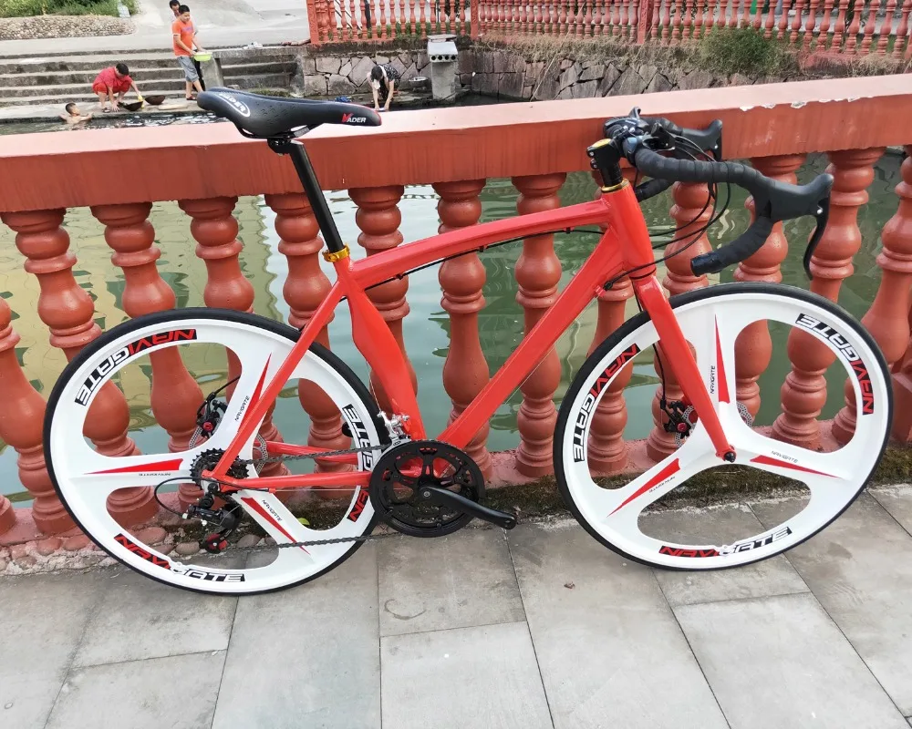 Top 21 speed  700C  road  bicycle  2016 new cycling  bicicleta road bike man& woman bike   Disc  brakes 3
