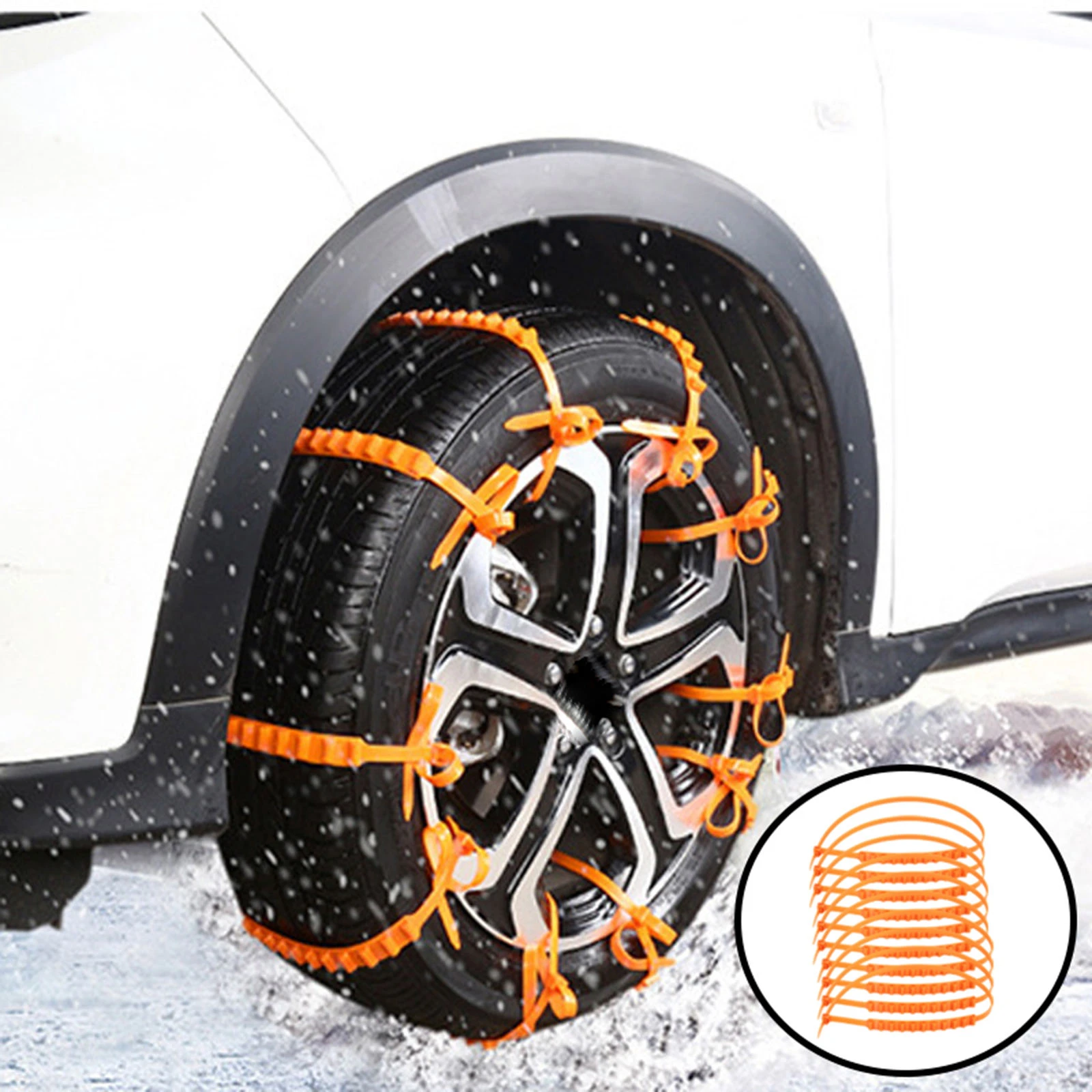 10Pcs Auto Winter Band Wielen Tyre Kabel Riem Winter Outdoor Emergency Ketting Voor Auto Vrachtwagen|Sneeuw AliExpress