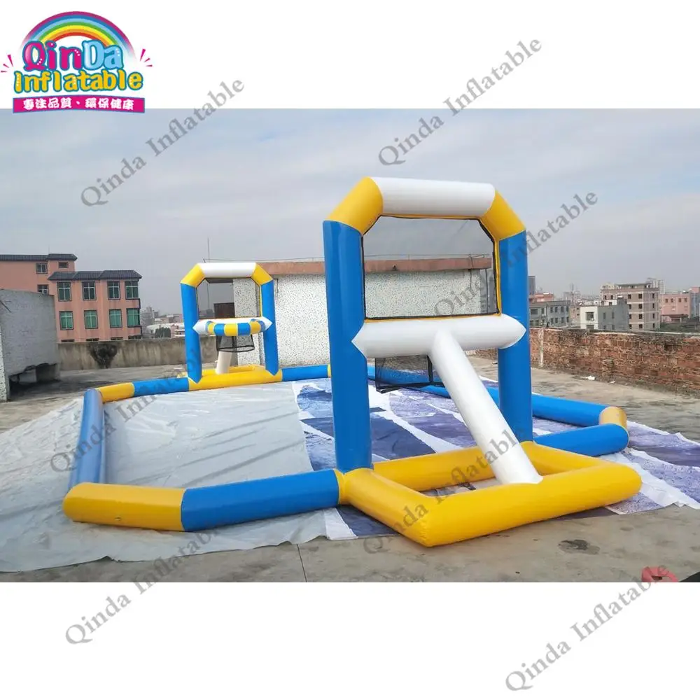 Inflatable Portable Water Basketball Court With Hoop,Inflatable Basketball Training Equipment Hoop, agility ladder speed training equipment set for football jet ladder speed training equipment used to train football basketball