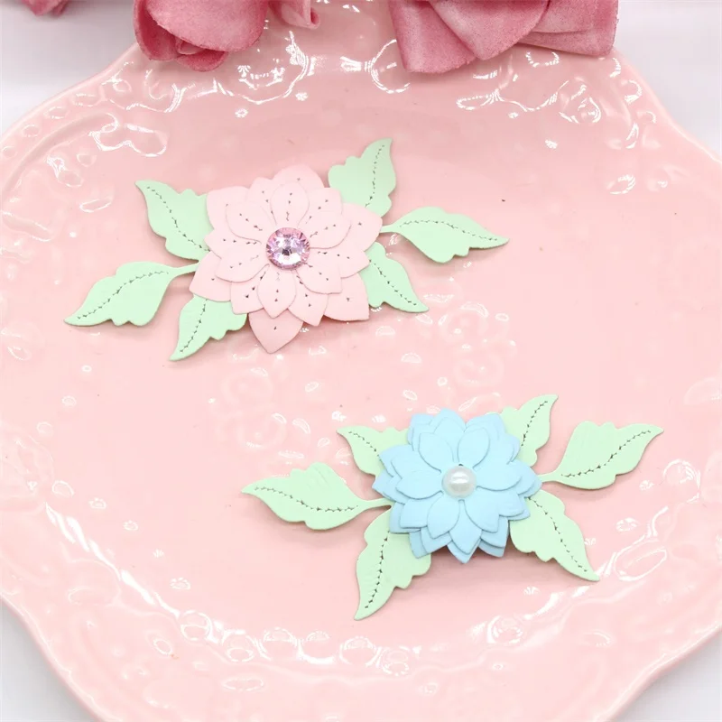 Ksccraft цветы металлические режущие штампы для DIY скрапбукинга/открыток/Детские забавные украшения