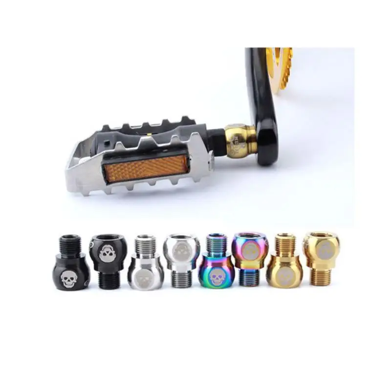 

1 Pair Bike Bicycle Pedal Extender Adapters Set for 9/16 inch Crank M14x1.25 Thread 20mm